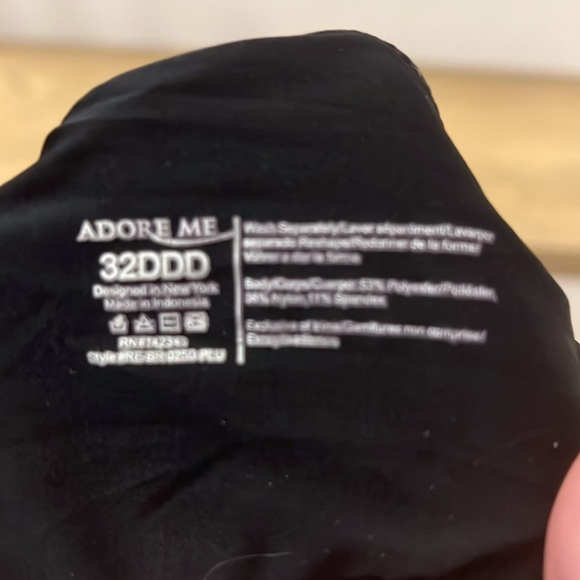 3 for 20$ Adore Me Grey marl slip on bra, no closure - Picture 3 of 4